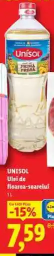 Lidl UNISOL Ulei de floarea-soarelui Ofertă