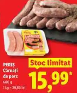 Lidl PERIS Cârnaţi de porc Ofertă