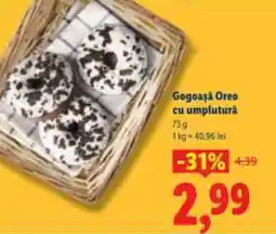 Lidl Gogoasa Oreo cu umplutură Ofertă