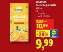 Lidl SOLEVITA Nectar de portocale Ofertă