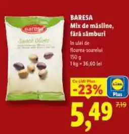 Lidl BARESA Mix de măsline, fără sâmburi Ofertă