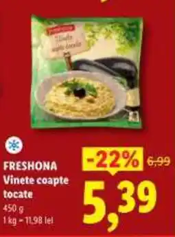 Lidl FRESHONA Vinete coapte tocate Ofertă