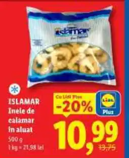 Lidl ISLAMAR Inele de calamar in aluat Ofertă