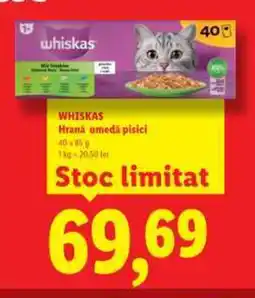 Lidl WHISKAS Hrană umedă pisici Ofertă