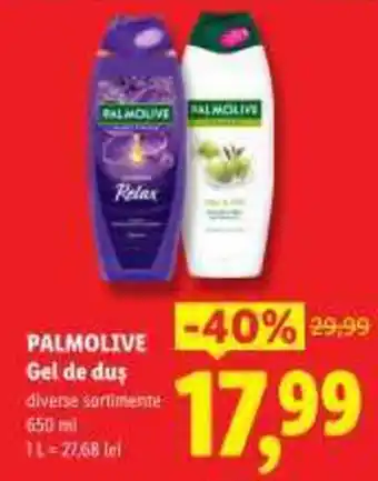 Lidl PALMOLIVE Gel de dus Ofertă