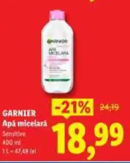 Lidl GARNIER Apá micelará Ofertă