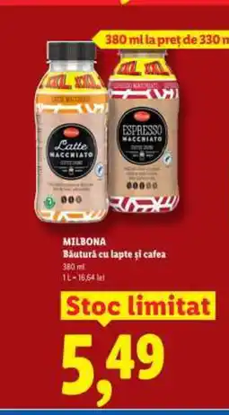 Lidl MILBONA Băutură cu lapte și cafea Ofertă