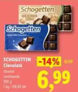 Lidl SCHOGETTEN Ciocolată Ofertă