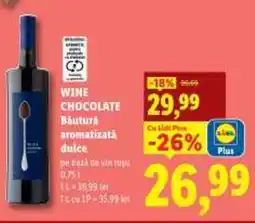 Lidl WINE CHOCOLATE Bautura aromatizată dulce Ofertă