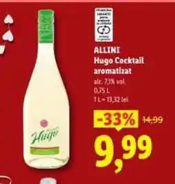 Lidl ALLINI Hugo Cocktail aromatizat Ofertă