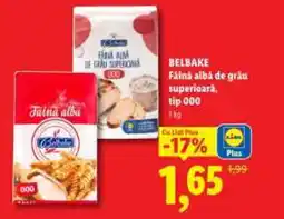 Lidl BELBAKE Făină albă de grâu superioară, tip 000 Ofertă