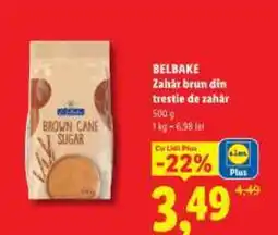 Lidl BELBAKE Zahar brun din trestie de zahar Ofertă