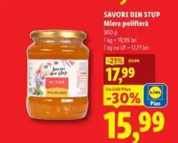 Lidl SAVORI DIN STUP Miere poliflora Ofertă