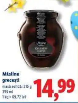 Lidl Măsline grecesti Ofertă