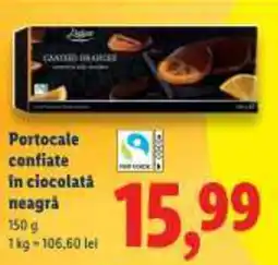 Lidl Portocale confiate in ciocolată neagră Ofertă
