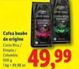 Lidl Cafea boabe de origine Ofertă