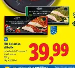 Lidl File de somon sălbatic Ofertă