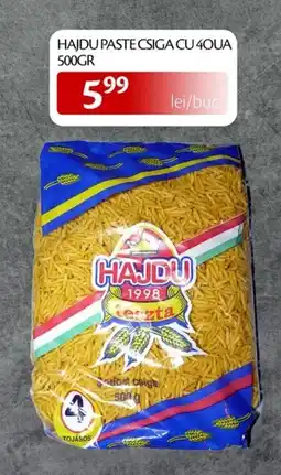 Unicarm Hajdu paste csiga cu 4oua Ofertă