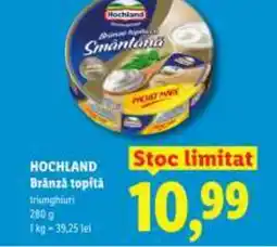 Lidl HOCHLAND Bränza topitä Ofertă