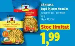 Lidl BANEASA Supá instant Noodles Ofertă