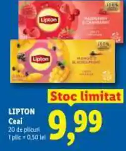 Lidl LIPTON Ceai Ofertă