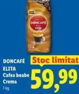 Lidl DONCAFE ELITA Cafea boabe Crema Ofertă
