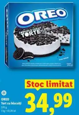 Lidl OREO Tort cu biscuiti Ofertă