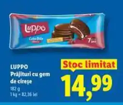 Lidl LUPPO Prajituri cu gem de cirese Ofertă
