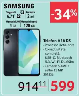Selgros Telefon A16 DS Ofertă