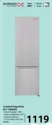 Selgros Combină frigorifică DLF-260MEX Ofertă