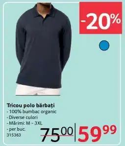 Selgros Tricou polo, bărbați Ofertă