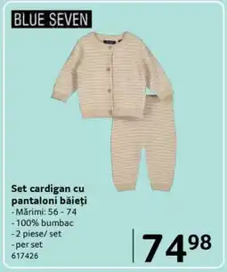 Selgros Set cardigan cu pantaloni băieți Ofertă