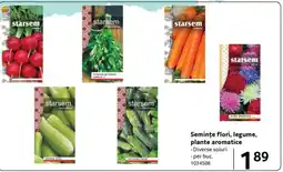 Selgros Semințe flori, legume, plante aromatice Ofertă