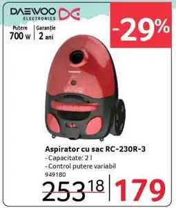Selgros Aspirator cu sac RC-230R-3 Ofertă