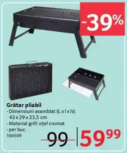 Selgros Grătar pliabil Ofertă