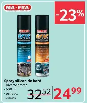 Selgros Spray silicon de bord Ofertă