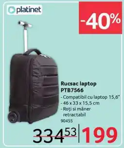 Selgros Rucsac laptop PTB7566 Ofertă