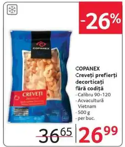 Selgros COPANEX Creveți prefierți decorticați fără codiță Ofertă
