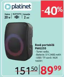 Selgros Boxă portabilă PMG255 Ofertă