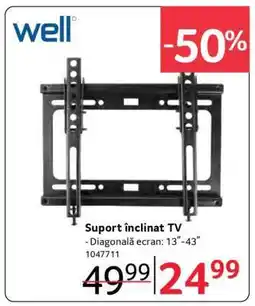 Selgros Suport înclinat TV Ofertă