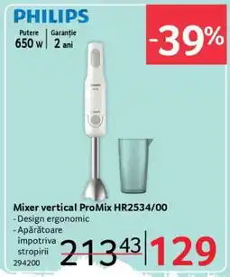 Selgros Mixer vertical ProMix HR2534/00 Ofertă