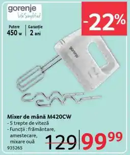 Selgros Mixer de mână M420CW Ofertă