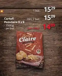 Selgros Cartofi Pomclaire 9 x 9 Ofertă