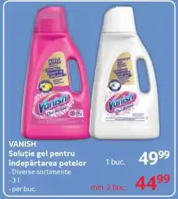 Selgros Vanish Soluție gel pentru îndepărtarea petelor Ofertă