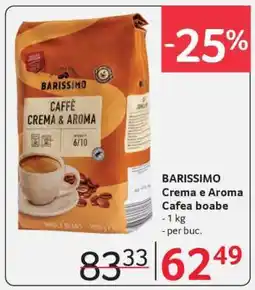 Selgros BARISSIMO Crema e Aroma Cafea boabe Ofertă