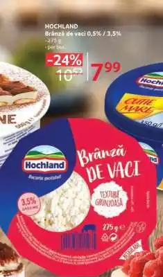 Selgros HOCHLAND Brânză de vaci 0,5% / 3,5% Ofertă