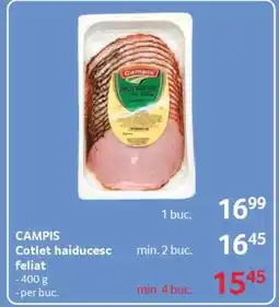 Selgros CAMPIS Cotlet haiducesc feliat Ofertă