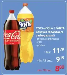 Selgros COCA COLA / FANTA Ofertă