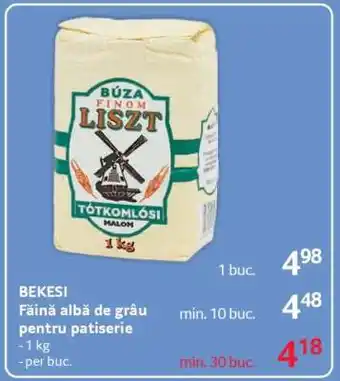 Selgros BEKESI Făină albă de grâu pentru patiserie Ofertă
