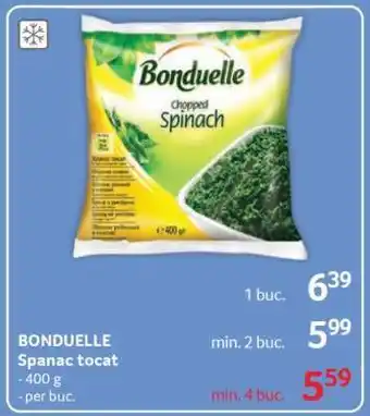 Selgros BONDUELLE Spanac tocat Ofertă